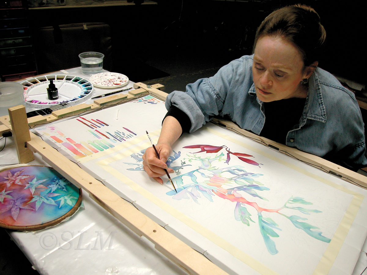 Sue&seadragon-1200px Susan painting